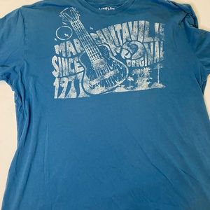 Oversized margaritaville graphic tee